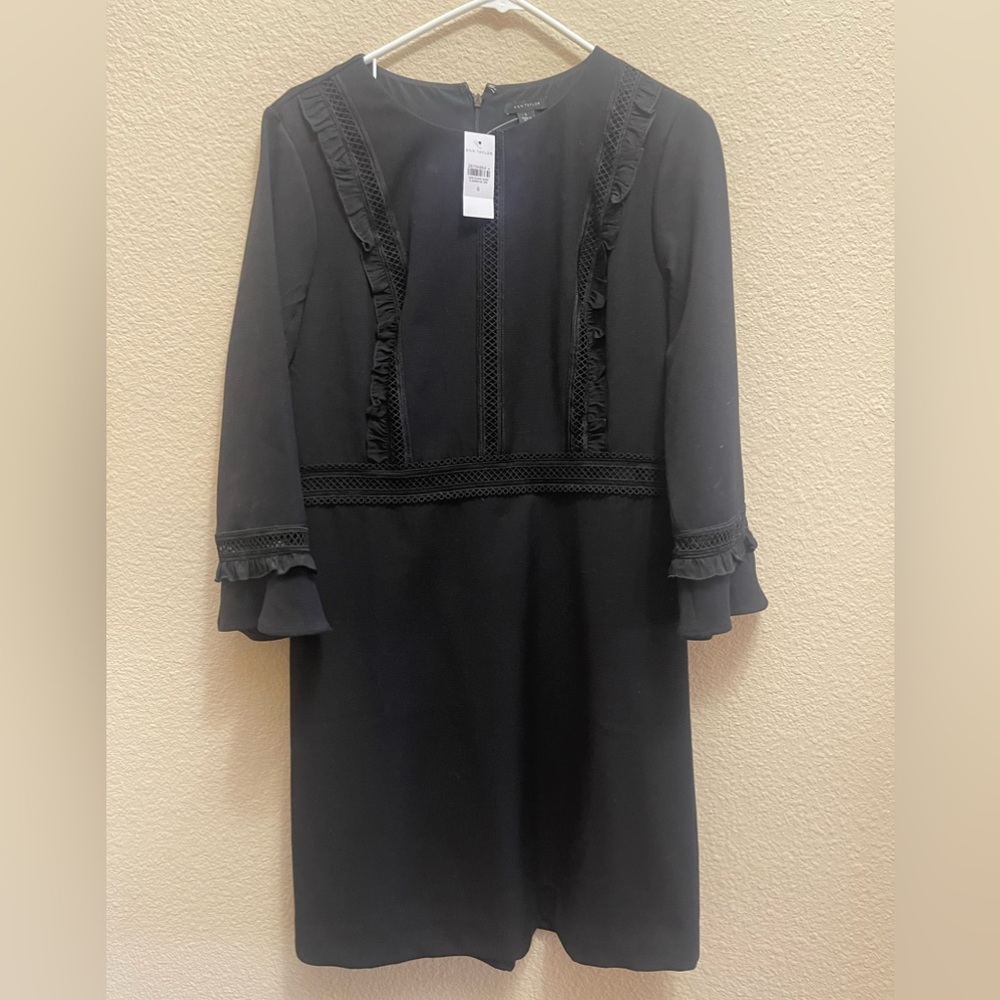 NWT black long sleeve dress